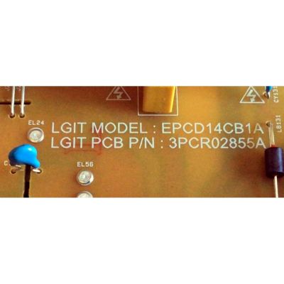 FUENTE DE PODER PARA TV LG 4K UHD SMART TV / NUMERO DE PARTE EAY65895521 / 65895521 / EAX69501701 / EPCD14CB1A / 3PCR02855A / LGP55NT-21U1 / PANEL NC550TQG-AAKH1 / MODELO 55UP8000PUA / 55UP8000PUA.BUSYLKR - Imagen 3